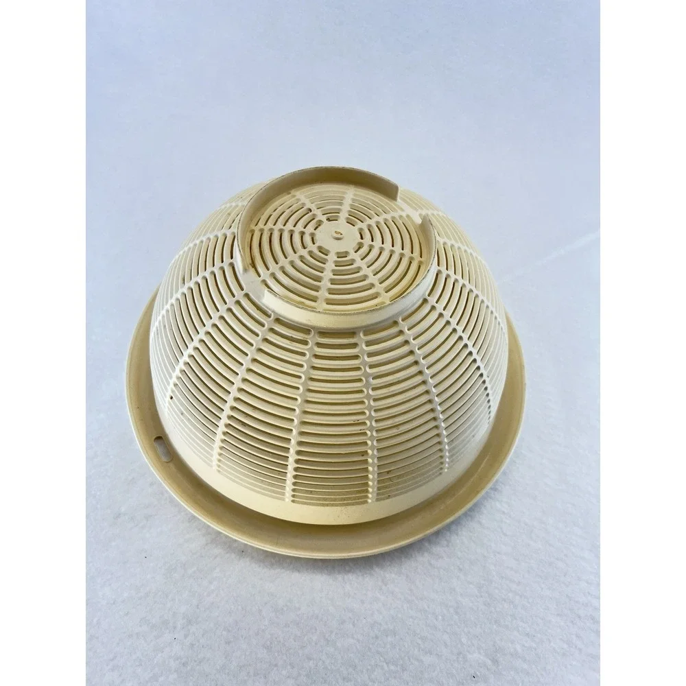 Vintage Plastic Colander Strainer Bowl 11